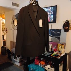 Power Stretch Bar III Slim Fit Suit Seperates Blazer And Pants Suit. 