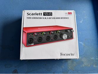Scarlett 18i8 Focusrite Interface