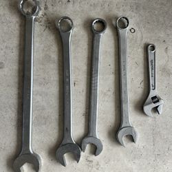 5 set Jumbo Combination Wrench