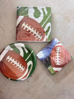 Football party supplies box