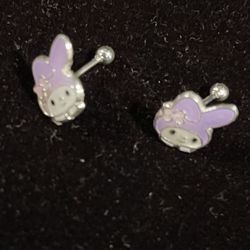 Silver Earrings - My Melody