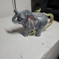 Ceramic Elephant TEAPOT