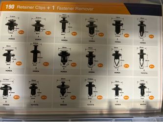Car Bumber Plastic Clips