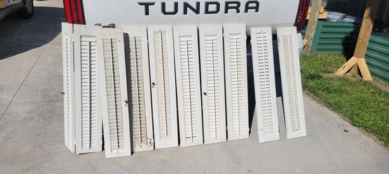 Lot of 11 Vintage Small Indoor Shutters
