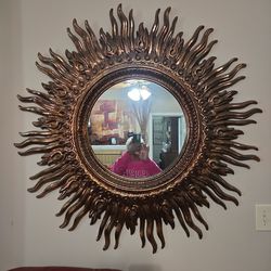 Sunburst mirror.