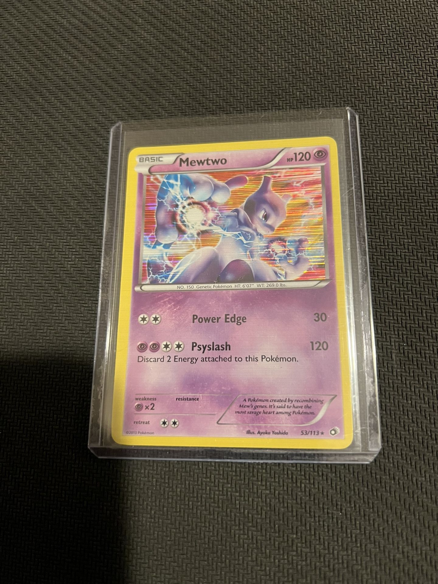 Pokemon Cards Legendary Treasures Mewtwo Holo