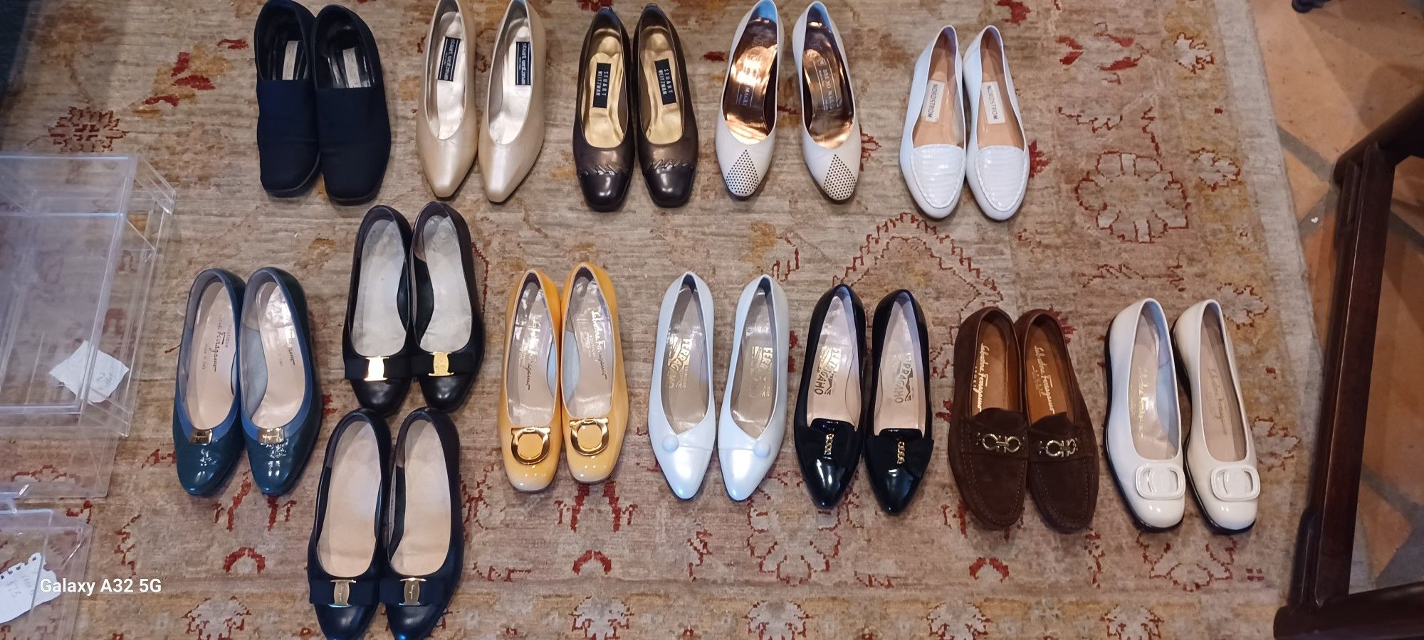 Ferragamo's, $75 pair  Others $40 pair Sizes 7-8