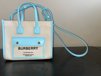 Burberry-Natural Cool Sky Blue mini Tote