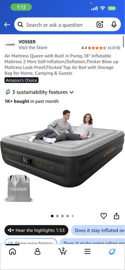 Vosser air matress