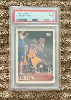 1996 Topps Kobe Bryant Rookie #138 PSA 9