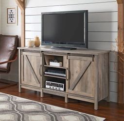 TV Console and Matching Bookshelf