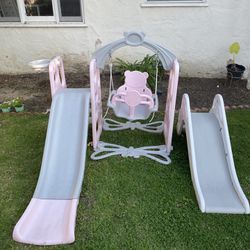 Toddler Swing Slide Set