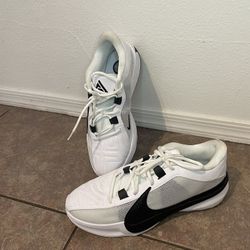 Nike Giannis Freak 5 (Team) Basketball Shoes White/Black Size 10.5