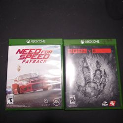 Need For Speed Payback and Evolve Xbox One