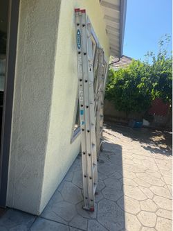 Werner SAF-T-Master Aluminum Extension 16ft Household Ladder