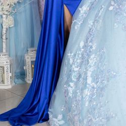 Beautiful Royal Blue Boutique Dress