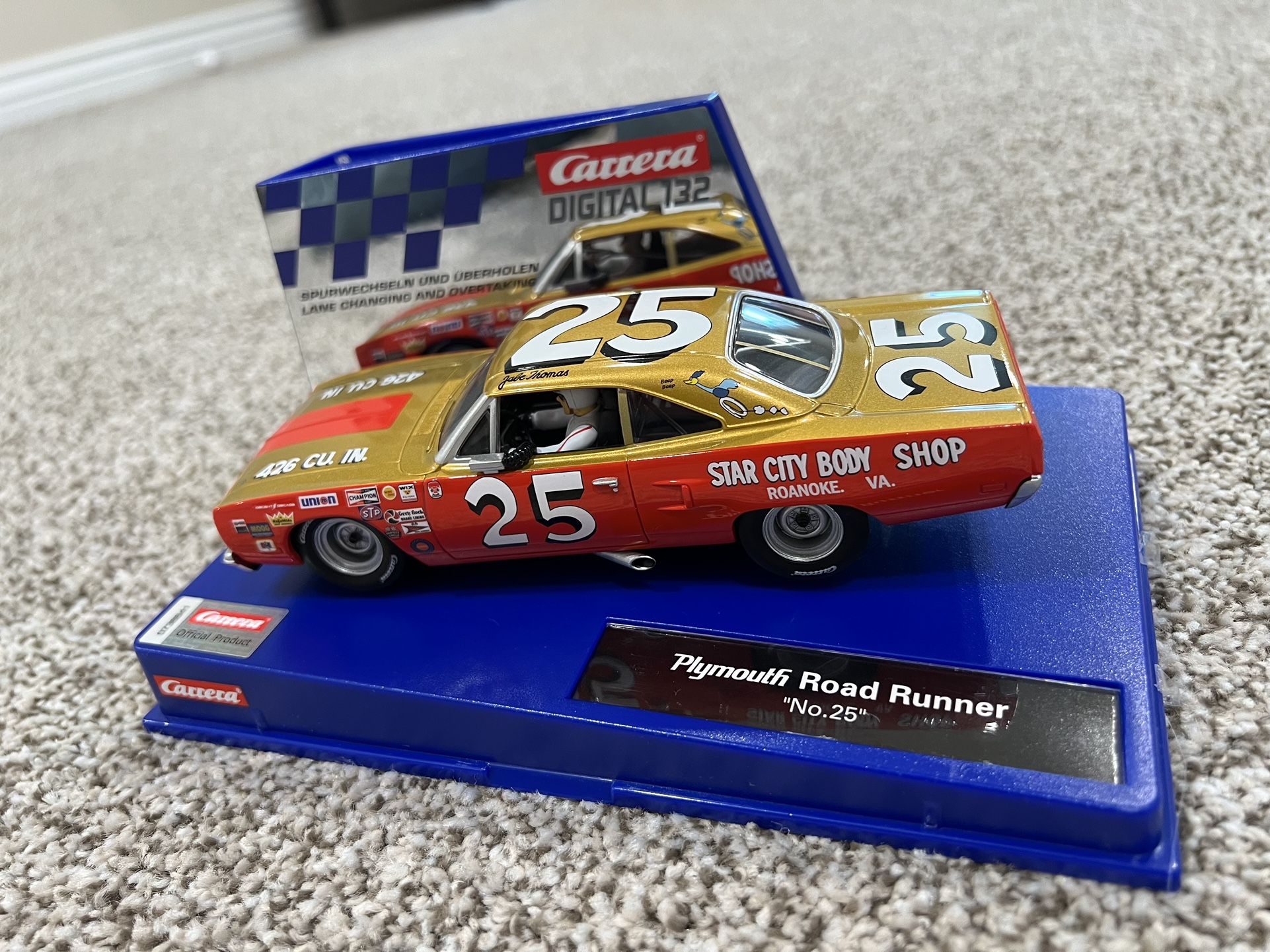 Carrera Digital 132 31059 Plymouth Roadrunner, #25 1/32 Slot Car
