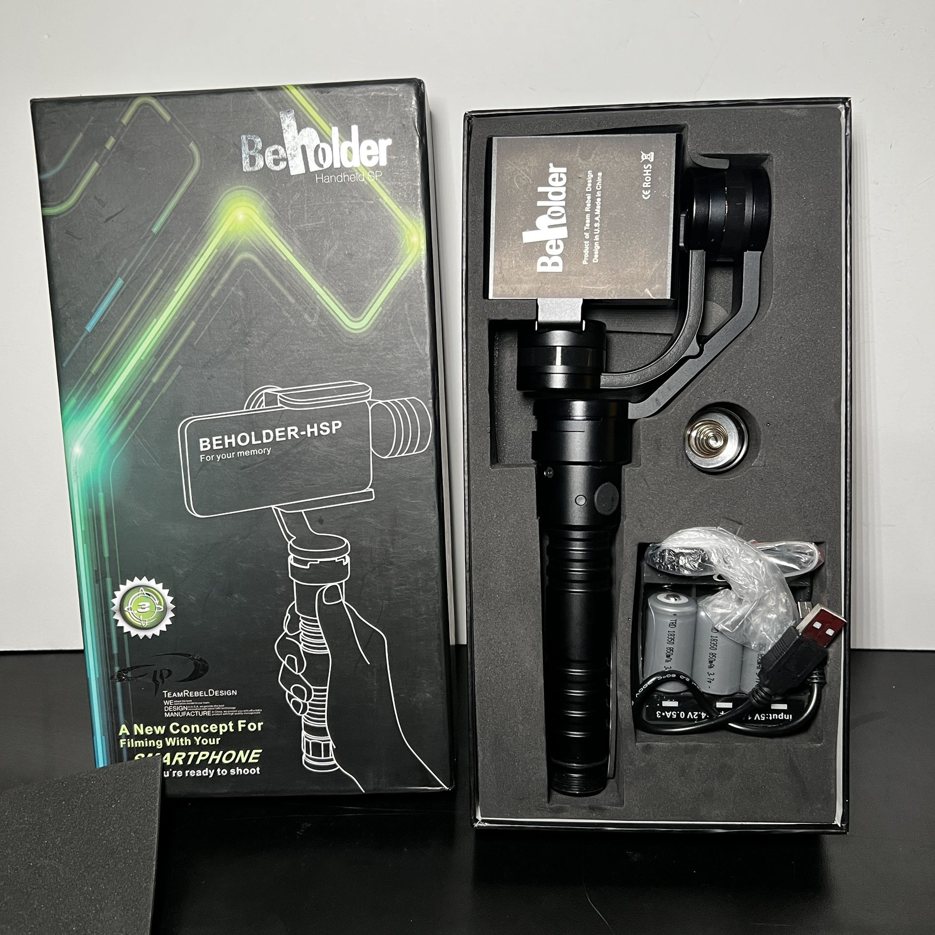 NEW TRD BEHOLDER-HSP 3-Axis Handheld Gimbal Stabilizer for Smartphones