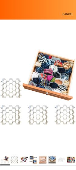 New !! Honeycomb Drawer Organizer