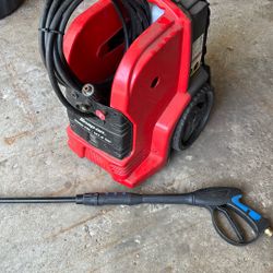 Snap on pressure washer