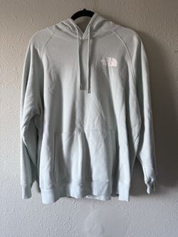 Blue women’s Northface hoodie