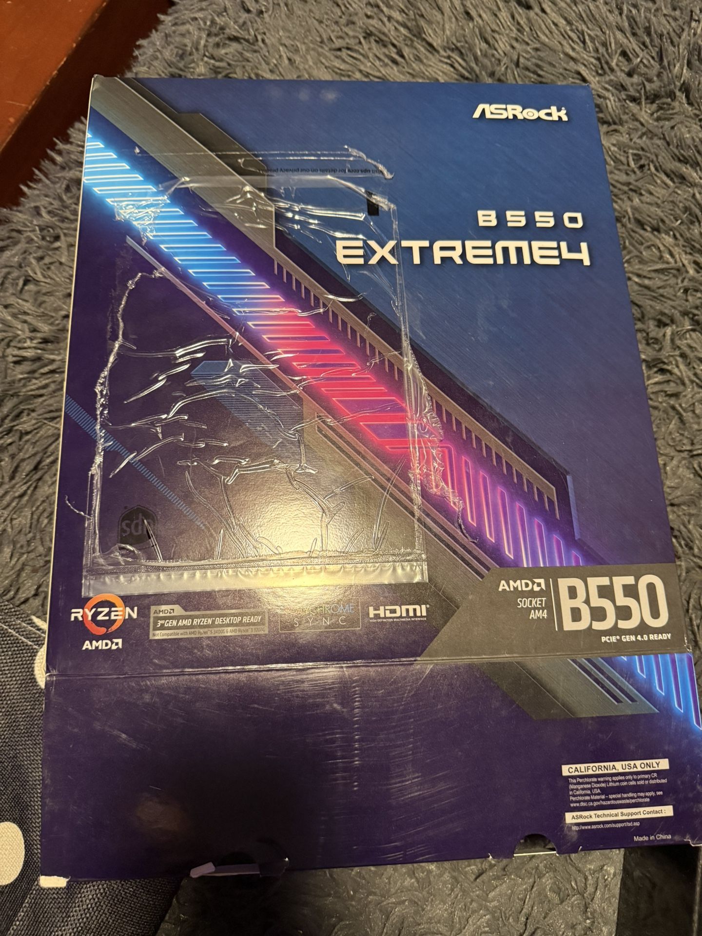 ASRock B550 EXTREME4 Supports 3rd Gen AMD AM4 Ryzen