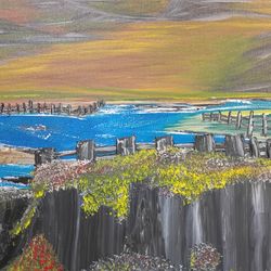 Acrylic painting by Frederick Agnew.
