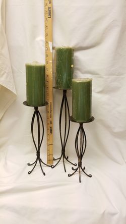 Candles with stands