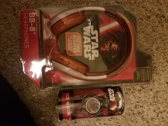 Brand new in box star wars headphones and watch