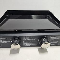 Portable 2 Burner Gas Griddle