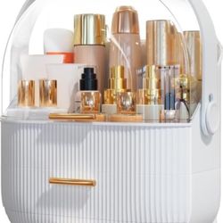 Makeup Organizer Skincare Organizers - Cosmetic Display Cases with Transparent Cover, SkinCare Organizers for Bathroom Countertop, Bedroom Vanity Desk