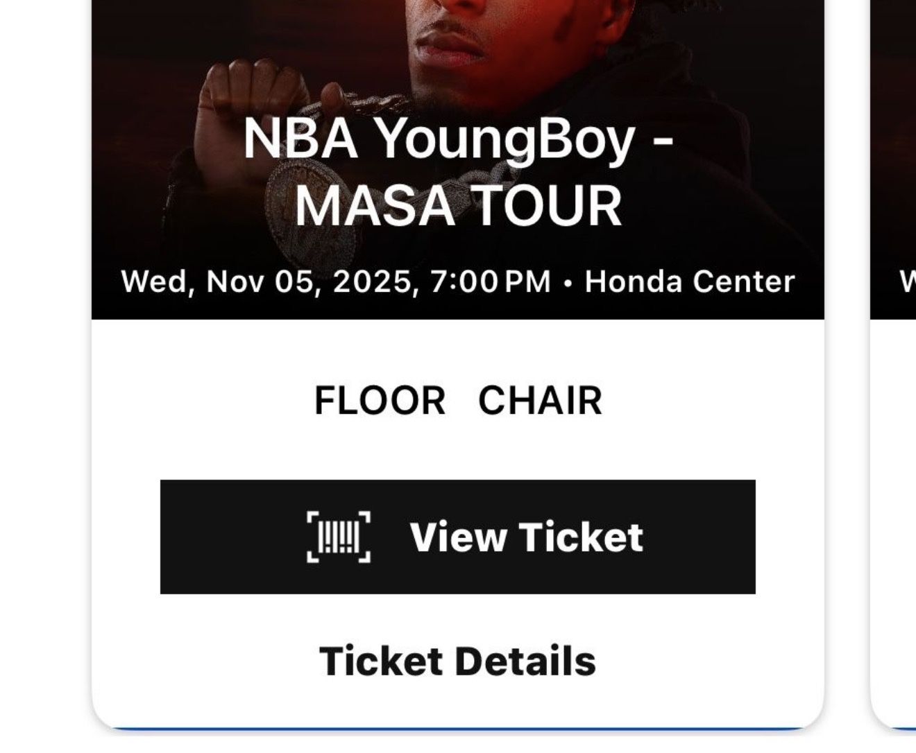 NBA YOUNGBOY Floor Seats For Wednesday 