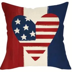 2 Pack - Red White And Blue Pillowcases 