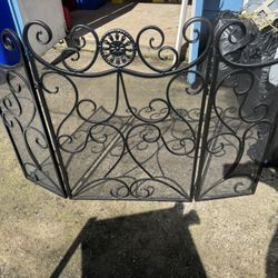 Fireplace Screen. Vintage 