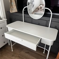 IKEA Vanity Desk With Chair 