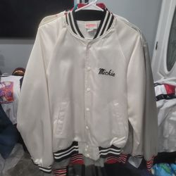 Vintage Crazy 8s Bomber Jacket