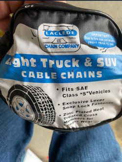 Snow Chains/Cables For Truck/SUV
