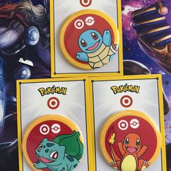 Pokemon Target Pins Complete Set