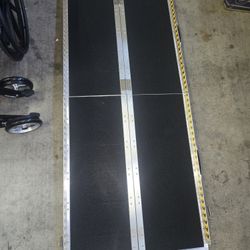 6 FT Portable Wheelchair Ramp, Non-Slip Aluminum Material Handling Ramps for Wheelchairs for Home Steps, Handicap 