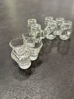 Mini Shot Glass & Mason Jar Mug Set – 10 Pieces – $15