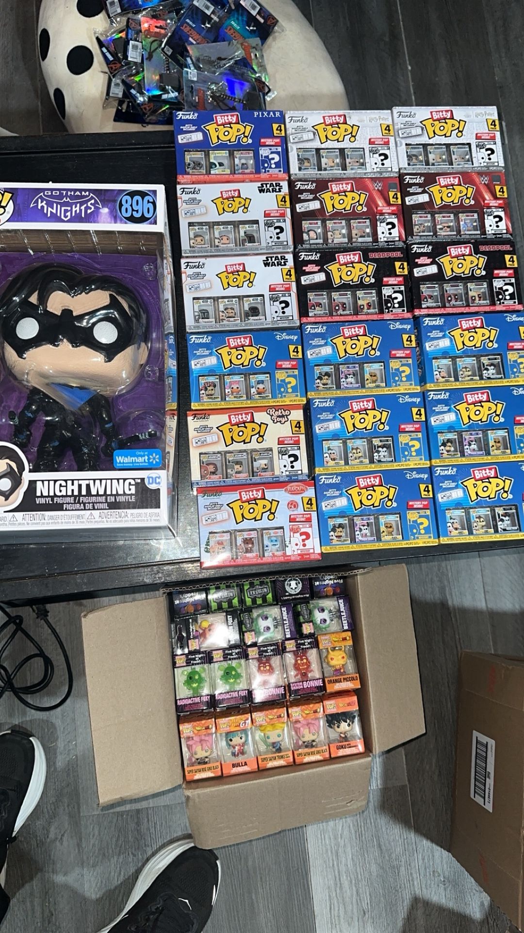 Funko pop Lot 100 Piece Lot DBZ, Batman, One Piece, Disney, WWE, Anime