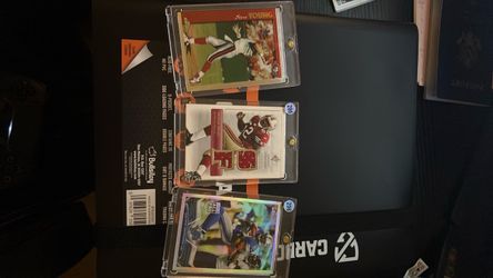 NFL Football Trading Cards Lot in Cases