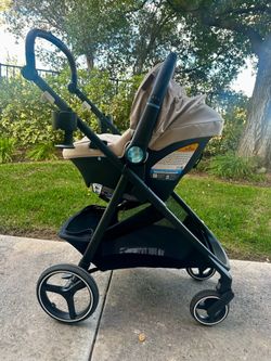 Evenflo Shyft Intuiti+ Travel System featuring Revolve180 LiteMax NXT with SensorySoothe
