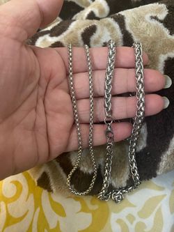Men’s fashion stainless steel chain necklace