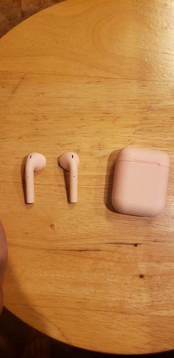pink bluetooth pods