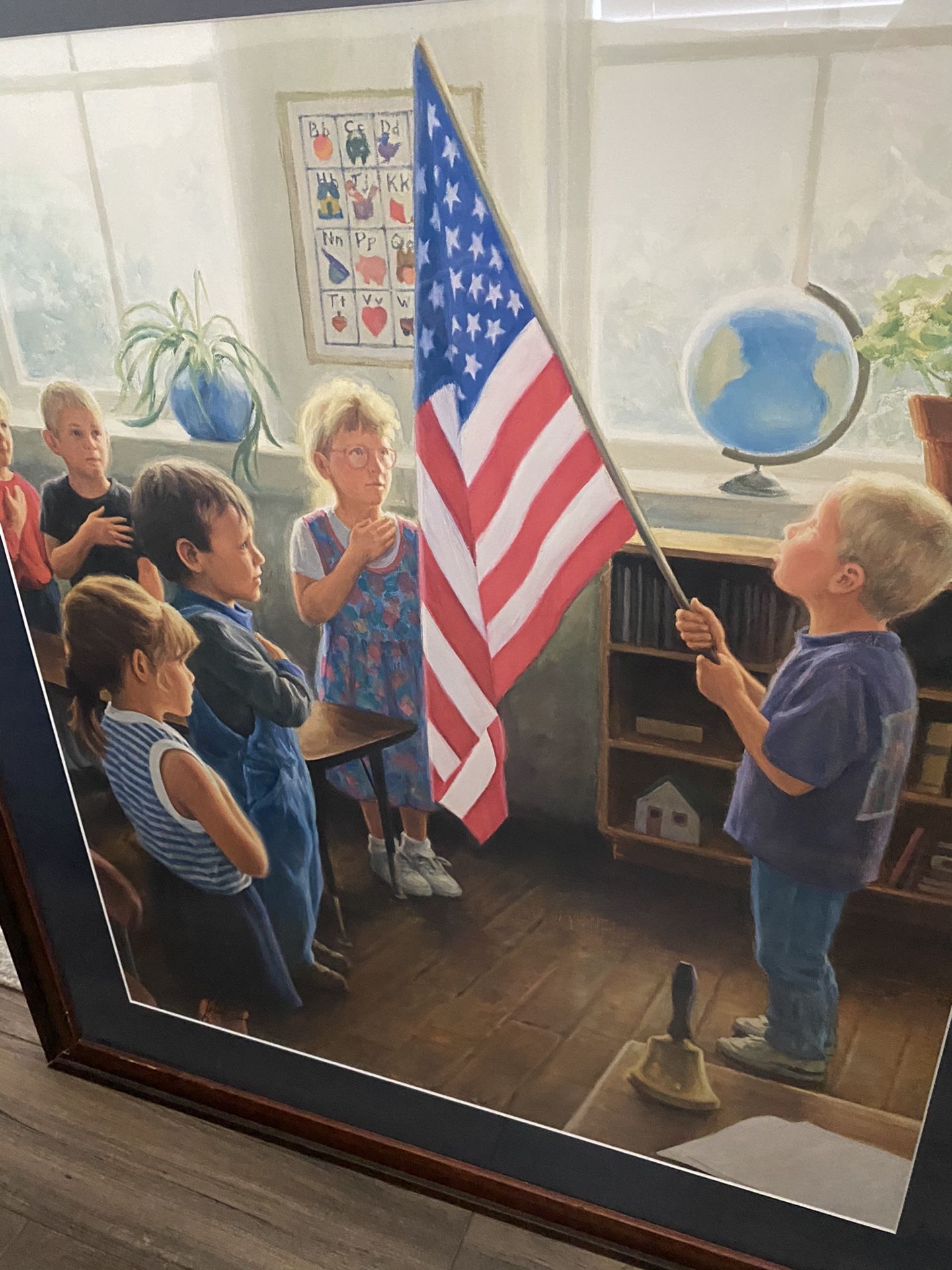 Robert Duncan Hand Signed and Numbered Limited Edition Canvas Giclee:"The Pledge"