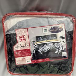 Sherpa Blanket W/ Pillow Shams