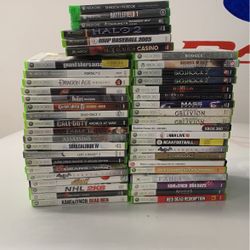 Xbox System Game Lot
