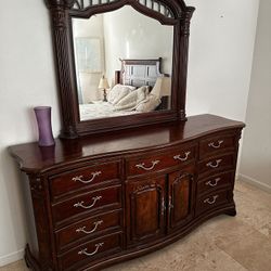 solid wood vanity dresser