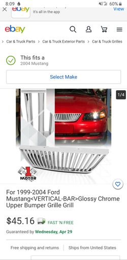 99-04 mustang grill